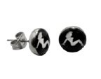 Girl Logo Earrings - 6mm - Sold as a Pair