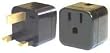 Power Bright PB-12 US to UK 3-Prong Travel Outlet Plug Adapter