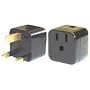 American Input to UK Grounded Plug Adapter