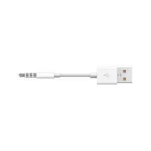 HIGH QUALITY OEM USB CABLE FOR APPLE IPOD SHUFFLE AND SHUFFLE CLIP 1G, 2G, 3G AND 4G - iPod shuffle USB charging and sync cable compatible with Macs and PCs -TECH-GEAR