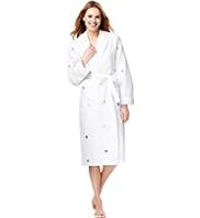 Pure Cotton Embroidered Heart Waffle Dressing Gown