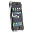 Crystal Smoke Protective Snap-On Cover Case with Removable Belt Clip for Apple iPhone