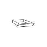 92000 Series center drawer, medium oak, 24-5/8 x 18-1/4 x 2-5/8 - Same Day Shipping (orders by 3 pm), Next Day Delivery (in most cases)