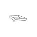 92000 Series Center Drawer, Mahogany, 24-5/8 x 18-1/4 x 2-5/8 - Sold as 1 Each