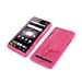 Motorola MILESTONE XT720 Hot Pink Candy Skin Case / Crystal Jelly Executive Protector Skin Cover