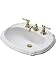 KOHLER PORTRAIT WHITE SELF RIMMING BATHROOM SINK