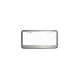 Buy Chrome Blank License Plate Frame (Made of Metal) by License Plate Shop now!