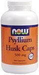 Psyllium Husk Caps by NOW Foods - Digestive Support (500 mg - 500 Capsules)