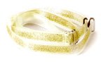 Gold glitter bra strap