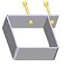 Qual-Craft 1 Pair Handrail Brackets (# HB034 )