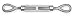 Industrial Grade 4DV17 Turnbuckle, 1/2 In, Take Up 6 In
