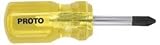 Proto J9671C No. 2 X1-1/2 Chr/blk Proto Phil Stub Screwdrvr