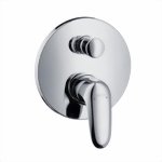 Hansgrohe Wannenarmatur Unterputz Metris E verchromt 31475000