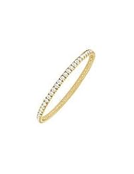 Diamond Eternity Bangle : 18K Yellow Gold - 3.00 CT Diamonds