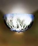 Winter Woods Scene Ambiance Sconce