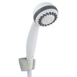 Nature's Mist 3-Function Showerhead Solutions - White