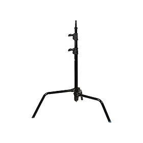 Avenger 5.75' C-Stand 18 with 5/8 Mounting Stud, 2 Riser, 3 Sections, Black.