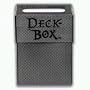 BLACK - Ultra PRO Textured Gaming Deck Box - Includes 50 Pack of Standard Size Deck Protectors and Sleeves