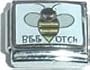 Clearly Charming Bee-otch Italian Charm Bracelet Link