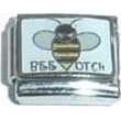 Buy Clearly Charming Bee-otch Italian Charm Bracelet Link by Clearly Charming