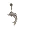 Sterling Silver Belly Ring Dolphin Sterling Silver Belly Ring Dolphin