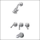 Pfister 01-81BC Three Tub Kit Multi Handle Shower, Polished
