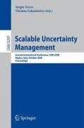 Cover image : Scalable Uncertainty Management: Second International Conference, SUM 2008, Naples, Italy, October 1-3, 2008, Proceedings (Lecture Notes in Computer Science / Lecture Notes in Artificial Intelligence)