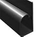 Electriduct Large Hook Channel Cable Raceway Desk Cord and Wire Organizer - 58 Inch (Pack of 2) - Black