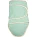 Miracle Blanket - Green with Beige Trim Swaddle Blanket