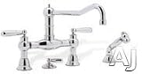 Blanco 157-143 Terra Bridge Kitchen Faucet With Mixed Side Spray