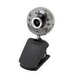 KINAMAX WCM-6LNV 6-LED INFRARED NIGHT-VISION USB 350K WEBCAM WITH AUDIO MICROPHONE