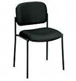 Armless Guest Chair, 21-1/4x21x32-3/4, Black (BSXVL606VA10)