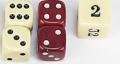 Backgammon Dice-Maroon 1/2"