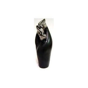 Fountain Vase Black