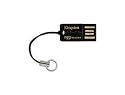 Kingston Generation 2 USB microSD Flash Memory Card Reader FCR-MRG2 (Black)
