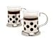 La Cafetiere Santos Coffee-Cups, Set of 2, Chrome