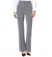 1 Button Flat Front Bootleg Trousers