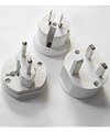 World Travel Universal Adaptor Converters 3 Pcs (Random Color) for Sanyo camcorder