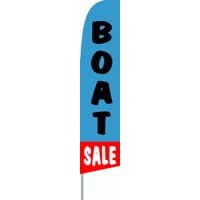 Boat Sale Feather Banner Flag (11 x 2.5 Feet) Boat Sale Feather Banner Flag (11 x 2.5 Feet)