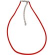 Review   / Red Adjustable 2mm PVC Choker Necklace
