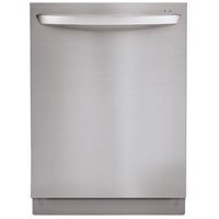 LG : LDF7932ST 24 Fully Integrated Dishwasher with SteamFresh - Stainless Steel