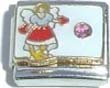Clearly Charming October Pink Tourmaline Angel Birthstone Italian Charm
