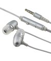 Universal 3.5mm In-Ear Stereo Handsfree Headset w/ On-off & Mic(Silver) for Apple tablet