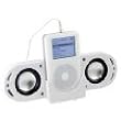 Raven Portable Fold-up Amplified Foldable Speakers for Ipod Touch, Video, Mini, Nano, Shuffle, MP3, MP4, Mobile, PC, MAC, Laptop, Computers, CD, DVD Fold UP Aluminum Speakers - AC Adapter, DC, USB