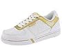 Pro-Keds Royal Court Gold Rush | Women's Lace up casual Shoes White/Gold