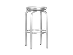 Yorick Full Cast 30 Inch Aluminum Barstool