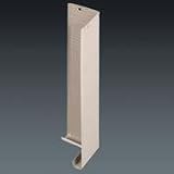 8" Aluminum Smooth Primed Outside Hardboard Siding Corners - 10/pack [CAPITOL CITY LUMBER]
