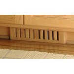 Wood Ventures TK214R White Oak Standard Standard Series Wood Toe Kick Register (For duct size: )