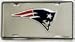 New England Patriots Deluxe Logo License Plate