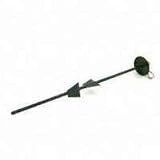 Pet Supplies : Cider Mill 30' Super Strong Solid Steel Shaft Dome Stake For Dogs Up To 150 lbs